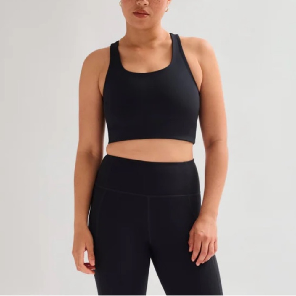 NWT Girlfriend Collective Paloma Sports Bra Black